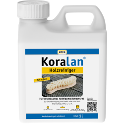 Tiefenwirksame Reinigung mit Koralan® Holzenreiniger
