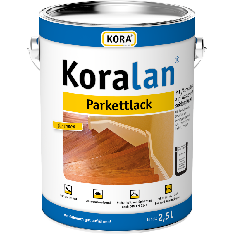 Abriebfester Lack: Koralan® Parkettlack für Ihre Holzflächen
