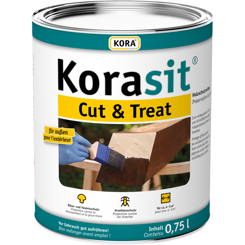 Korasit® Cut & Treat: Sicherer Schutz für Außenholz