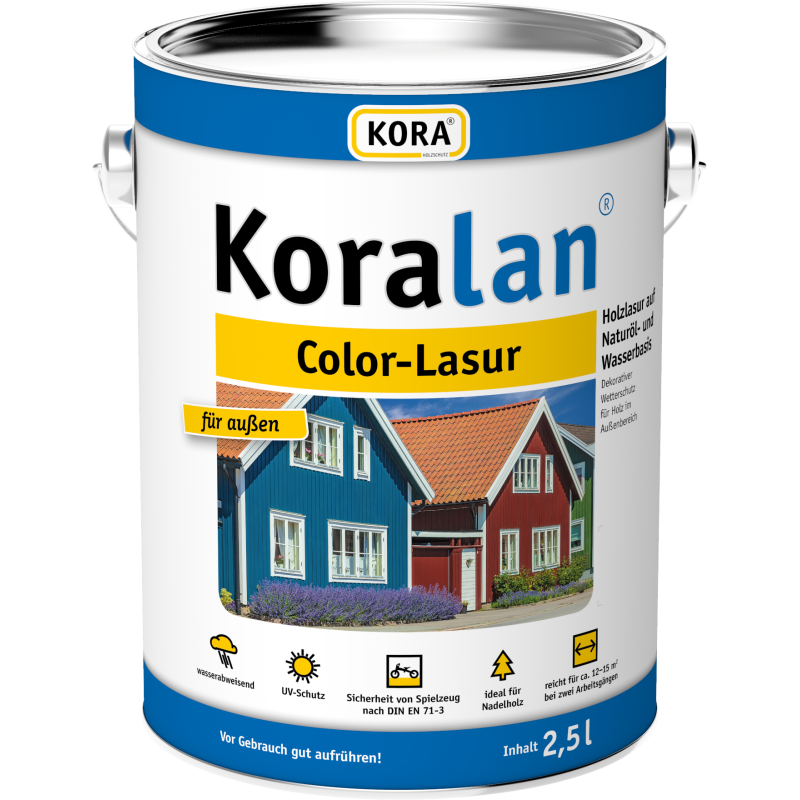 Witterungsbeständiger Schutz: Koralan® Lasur für Holz