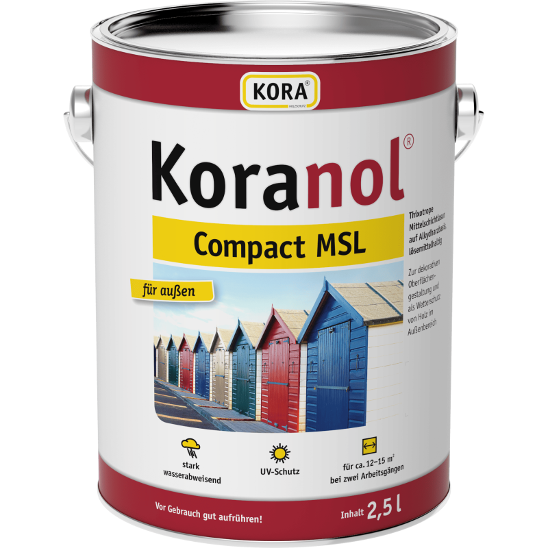 Wetterbeständige Holzlasur: Koranol® Compact MSL