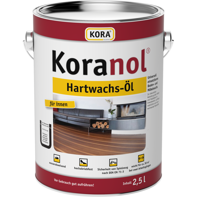 Koranol® Hartwachs-Öl: Universeller Schutz für Holz